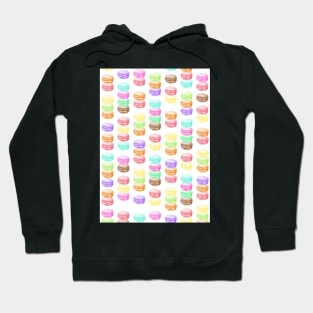 Macaroons pattern, Pink macaroons, Blue macaroons, Macaron, Pattern, Kids art, Funny art, Modern art, Wall art, Print, Minimalistic, Modern, Humor Hoodie